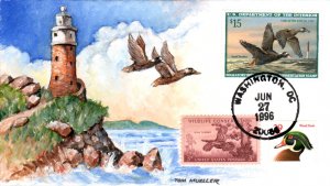 #RW63 Surf Scoter Silverwing FDC