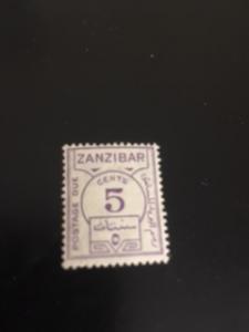 Zanzibar sc J18 MNH
