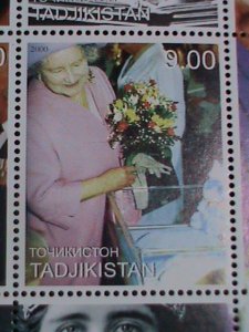 Tajikistan Stamp:2000- Queen Mother's 100th Birthday  MNH Stamp sheet-