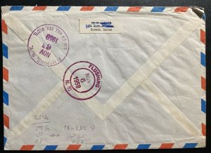 1959 Geneva Switzerland Airmail Cover To Flushing NY Usa 