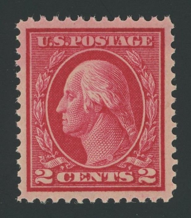 USA 406 - 2 cent Washington Perf 12 Single Line Wmk - VF/XF Mint never hinged