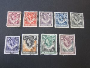 Northern Rhodesia 1953 Sc 64-72 FU