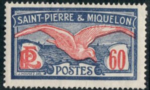 St. Pierre and Miquelon  #100  Mint H CV $1.40