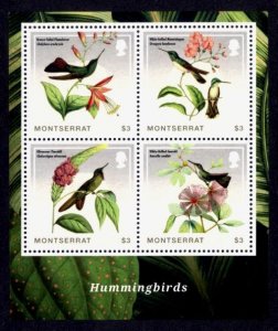 Montserrat Sc# 1341 MNH Hummingbirds (M/S)