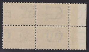 US 326 5c Louisiana Purchase Mint Arrow Margin Block of 4 F-VF OG NH SCV $750