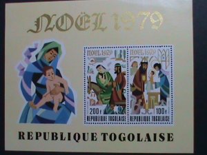 ​TOGO-1979-SC#C405a  NOEL 1979 CHRISTMAS-VIRGIN &  CHILD PAINTING MNH-S/S-VF