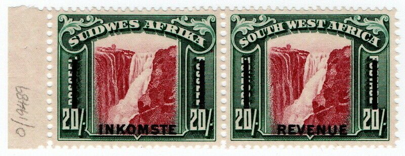 (I.B) South-West Africa Revenue : Duty Stamp 20/- (from archive)