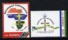 GAMBIA - 2009 - Methodist Congress - Perf 2v Set - MNH - Private Issue