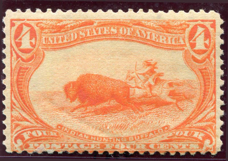 US Sc# 287 Unused 4 Cent Trans Mississippi 1898