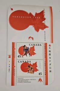 Canada 1998 Sumo Canada Basho #1724b SS MNH.