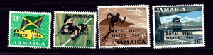 Jamaica 248-51 MVLH 1966 Royal Visit overprint