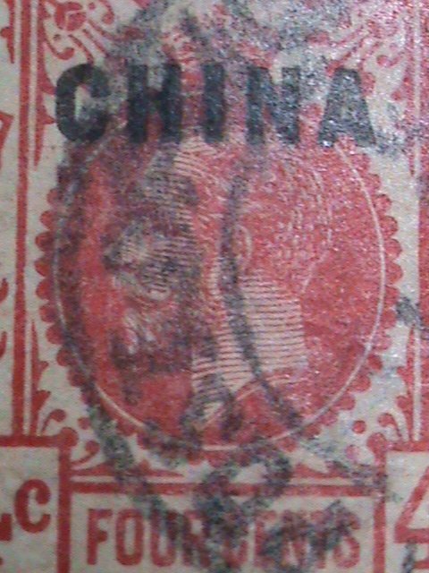 CHINA STAMPS: 1922-27 SC#19  BRITISH OFFICE IN CHINA- USED STAMP-MOST DEMAND.