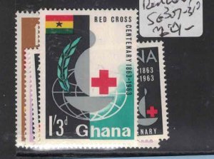 Ghana Red Cross SG 307-310 MOG (8hat) 