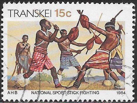 South Africa Transkei 142 Used - ‭Xhosa ‭Lifestyle - ‭‭Stick Fighting