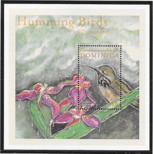 BIRDS - DOMINICA #2255  S/S   MNH