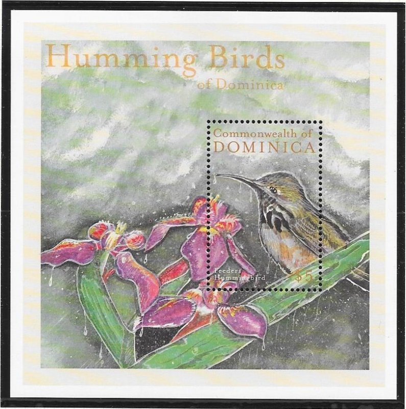 BIRDS - DOMINICA #2255  S/S   MNH