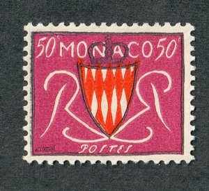 Monaco #312 Mint Hinged single