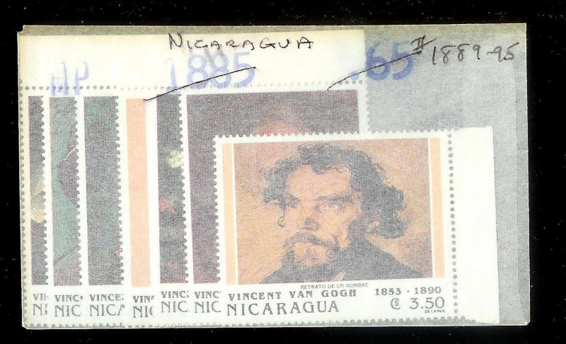 NICARAGUA Sc#1889-1895 Complete Mint Never Hinged Set