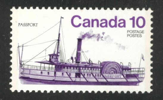 Canada Scott 701 MNH** 1976 Ship stamp