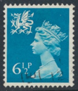 GB Wales   SC# WMMH7  SG W22  Used 1 center band see details & scans