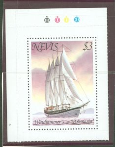 Nevis #117v  Single