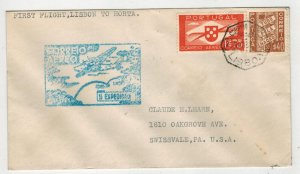 1939 TRANS ATLANTIC AVIATION AIRMAIL FIRST FLIGHT F18-5A LISBON TO HORTA