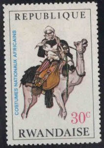 RWANDA Scott 272 costume, camel rider stamp
