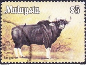MALAYSIA 1979 $5 Multicoloured Animal SG196 Fine Used