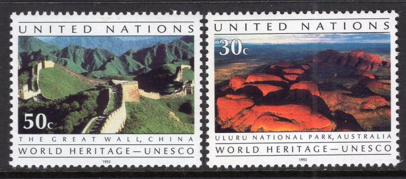 UN New York 601-602 MNH VF