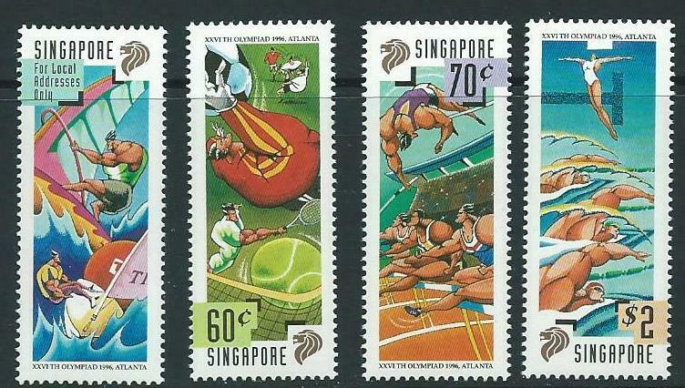 SINGAPORE SG845/8 1996 OLYMPIC GAMES MNH