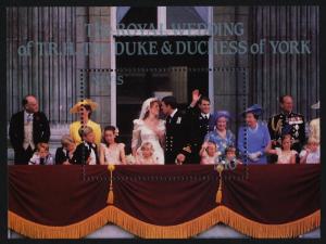 Nevis 500 MNH Prince Andrew, Sarah Ferguson Wedding