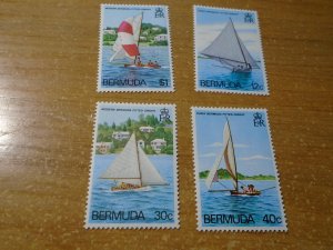 Boats : Bermuda  #  437-40   MNH