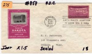 #858, FDC, IOOR, CV=$10.00, (2012)