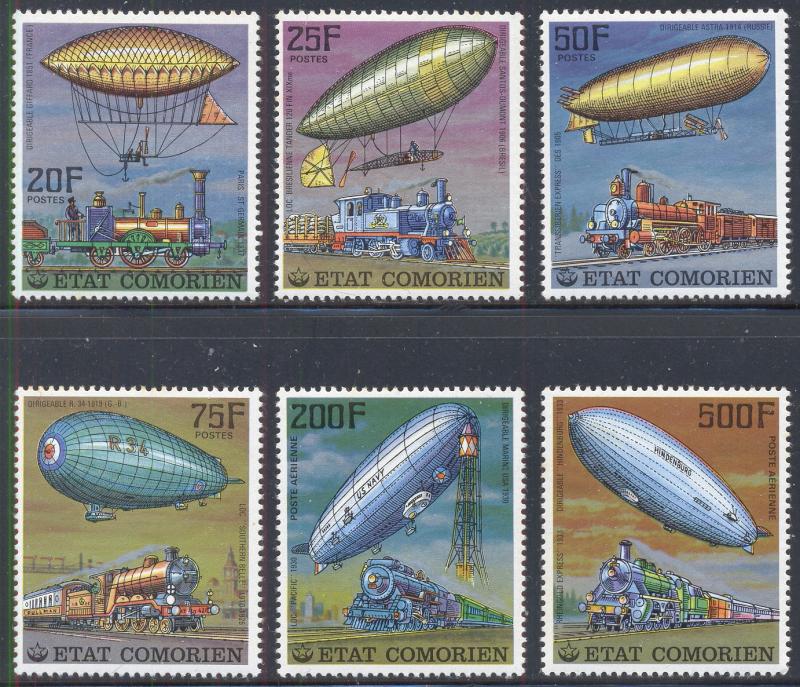 Comoro Islands Scott #'s 247 - 252 MNH