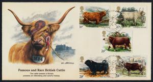 Great Britain 1044-8 on FDC - National Cattle Breeders Association