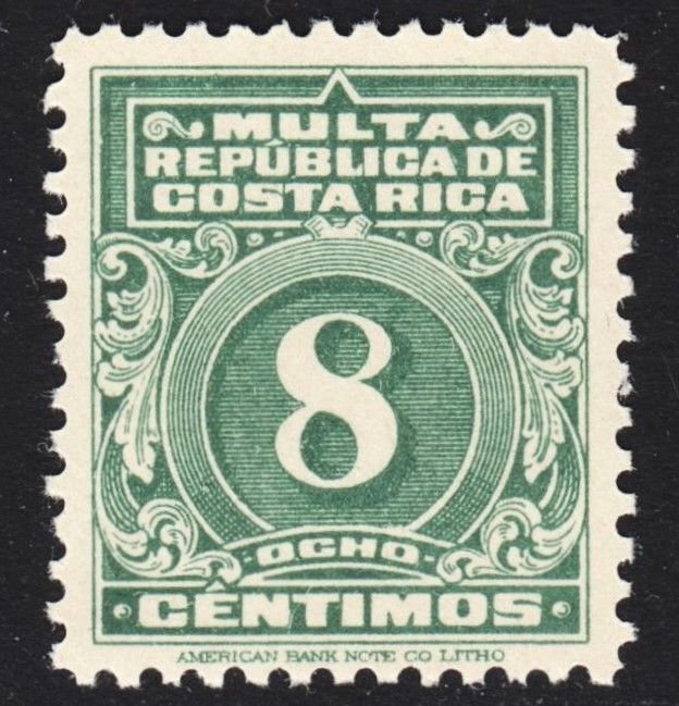 Costa Rica Scott J11 VF mint OG NH.  FREE...