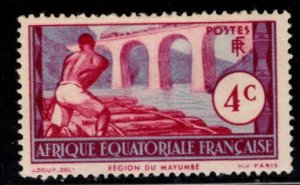 French Equatorial Africa Scott 36 MH* expect similar centering