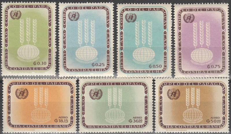 Paraguay #760-6 MNH VF CV $9.00