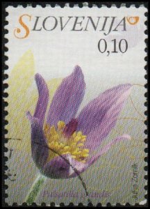 Slovenia 689 - Used - 10c Greater Pasque Flower (2007)