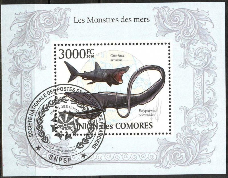 Comoros 2010 Fishes Sheet Used / CTO