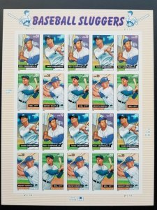 4080-4083 - 39c BASEBALL SLUGGERS - Sheet/Pane of 20 - MNH 