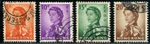 Hong Kong SC# 203--6 Queen Elizabeth II used