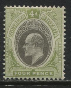 Southern Nigeria KEVII 1906 4d on chalky paper mint o.g.