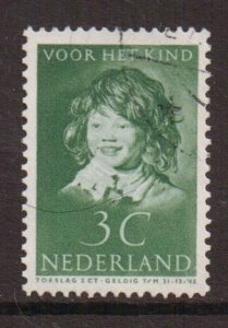 Netherlands  #B99  used 1937  child welfare 3c