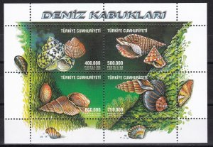 Turkey, Fauna, Shells, Marine Life MNH / 2002