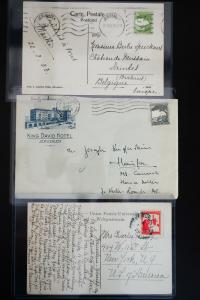 Palestine Early Stamped Postcards and Covers