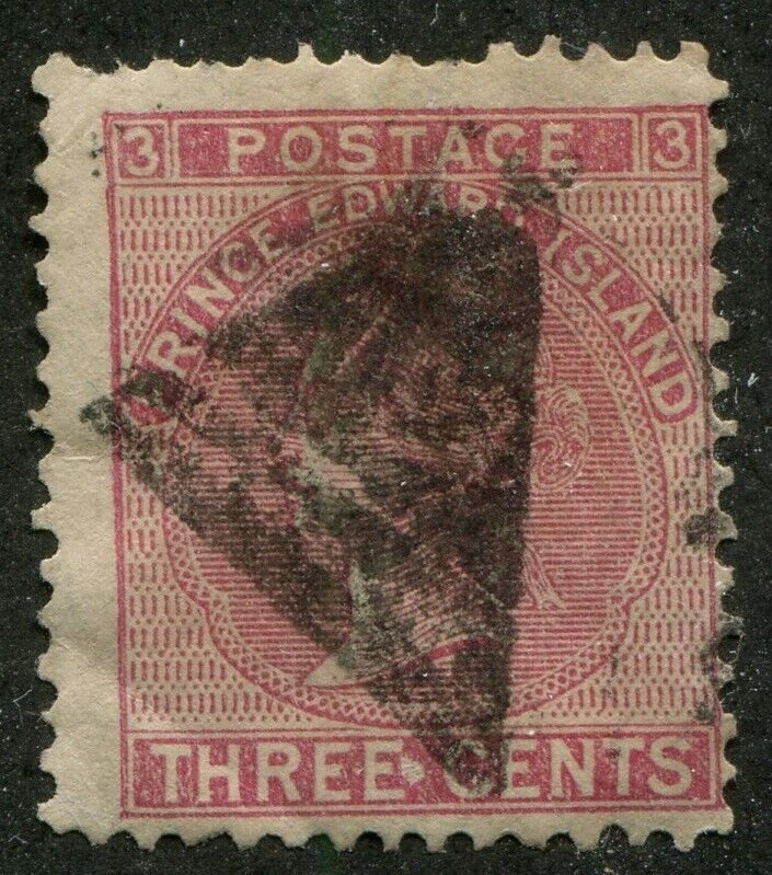 Prince Edward Island #13 Used, Triangle Cancel