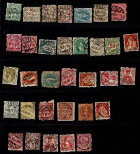 Switzerland postmark hoard part 2 = 1872-1923