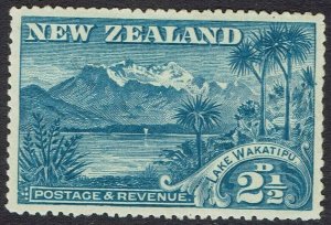 NEW ZEALAND 1898 LAKE WAKATIPU 21/2D NO WMK PERF 12 TO 16
