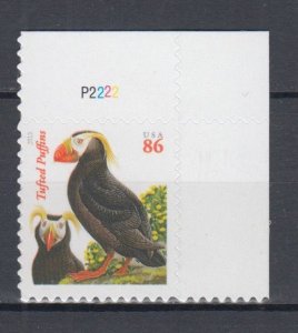 (F) USA #4737  Tufted Puffins  MNH Plate